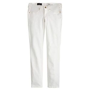 J.Crew Maternity pull-on toothpick jean in white